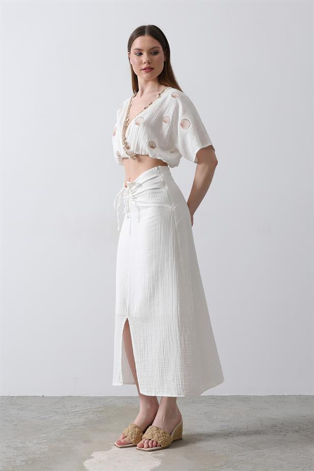 RYN Oyster Muslim Set - Ecru - Baia Mare