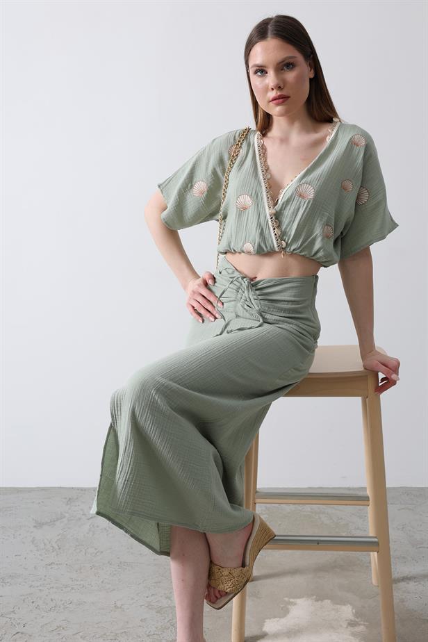 RYN Oyster Muslim Suit - Khaki - Wiesbaden