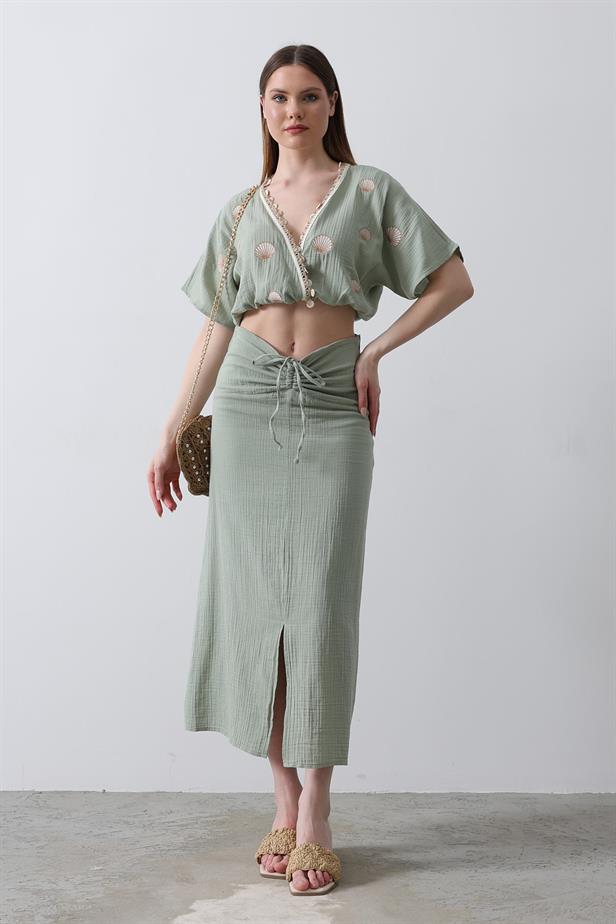 RYN Oyster Muslim Suit - Khaki - Wiesbaden