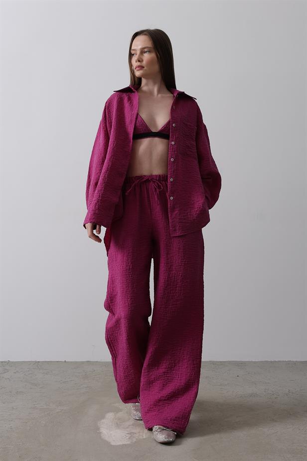RYN Jacquard 3-Piece Set - Purple - Huntsville