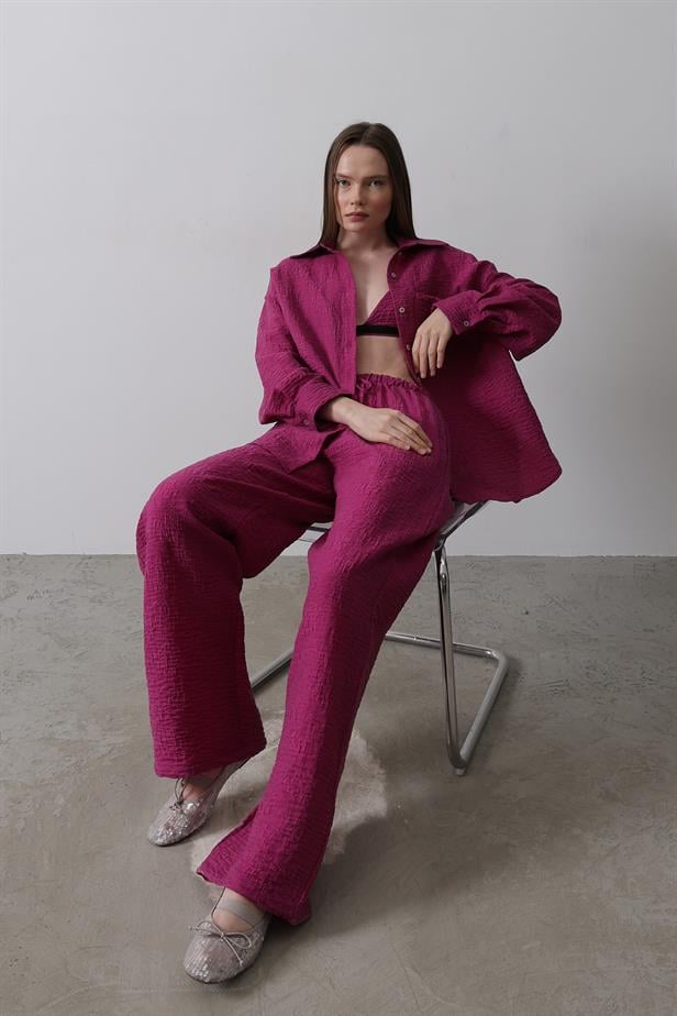 RYN Jacquard 3-Piece Set - Purple - Huntsville