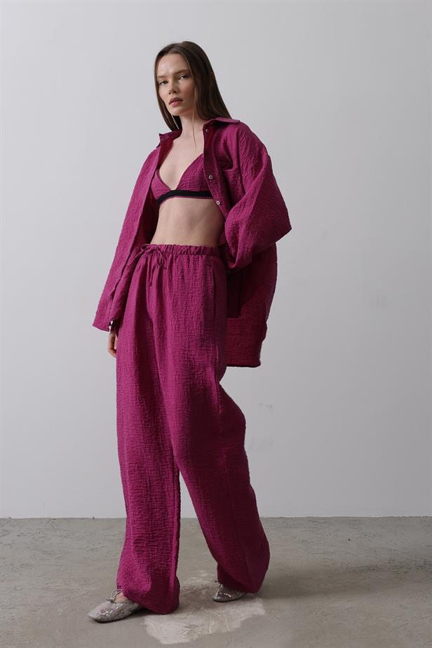RYN Jacquard 3-Piece Set - Purple - Huntsville