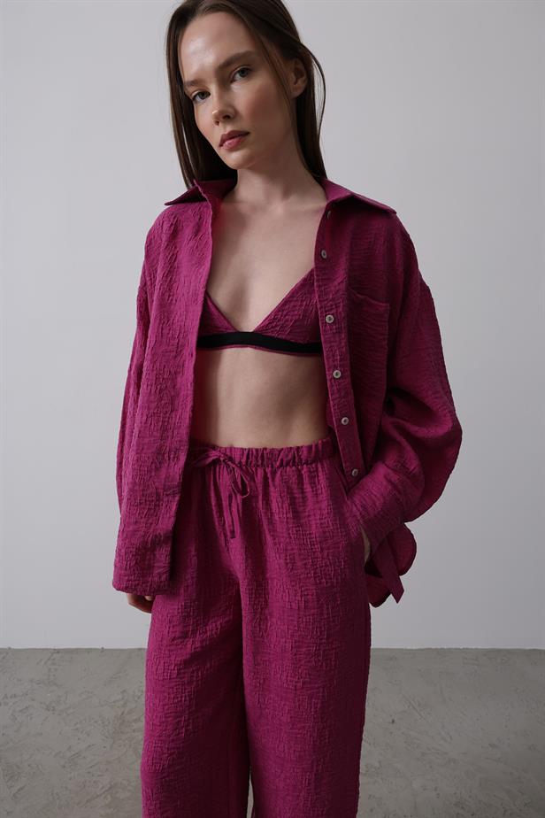 RYN Jacquard 3-Piece Set - Purple - Huntsville