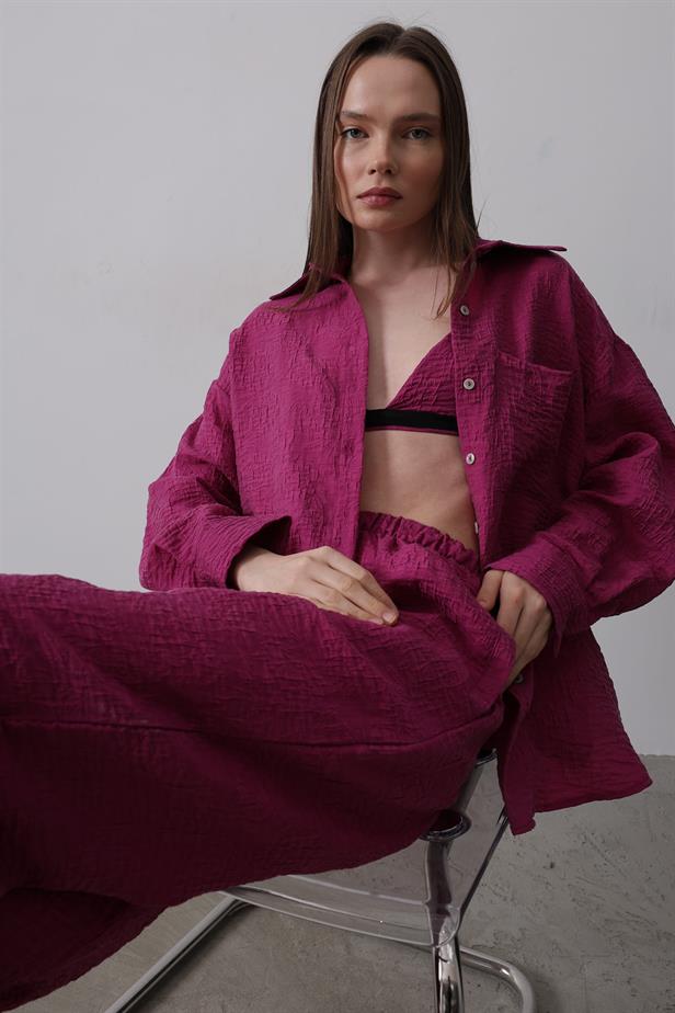 RYN Jacquard 3-Piece Set - Purple - Huntsville