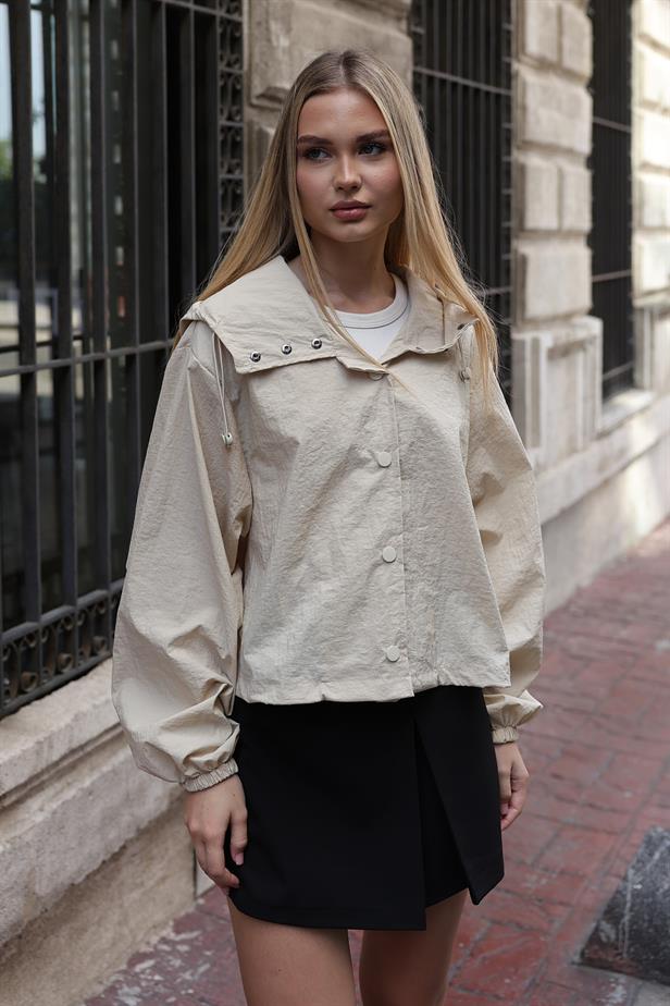 RYN Hooded Jacket - Stone - Zacatecas