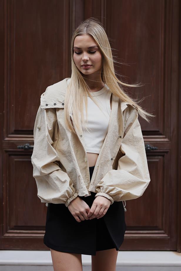 RYN Hooded Jacket - Stone - Zacatecas