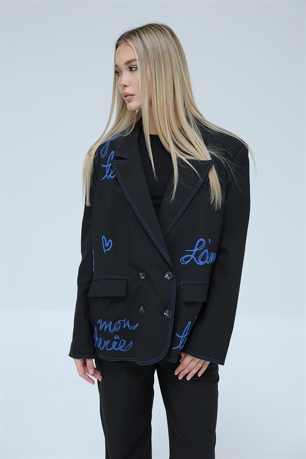 RYN Coated Jacket Suit - Black - Neumünster