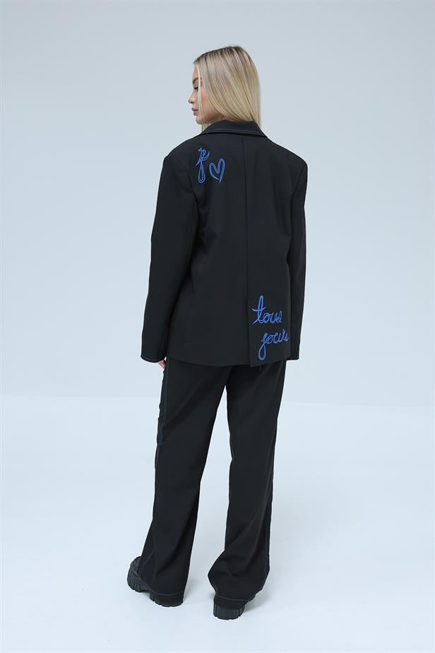 RYN Coated Jacket Suit - Black - Neumünster