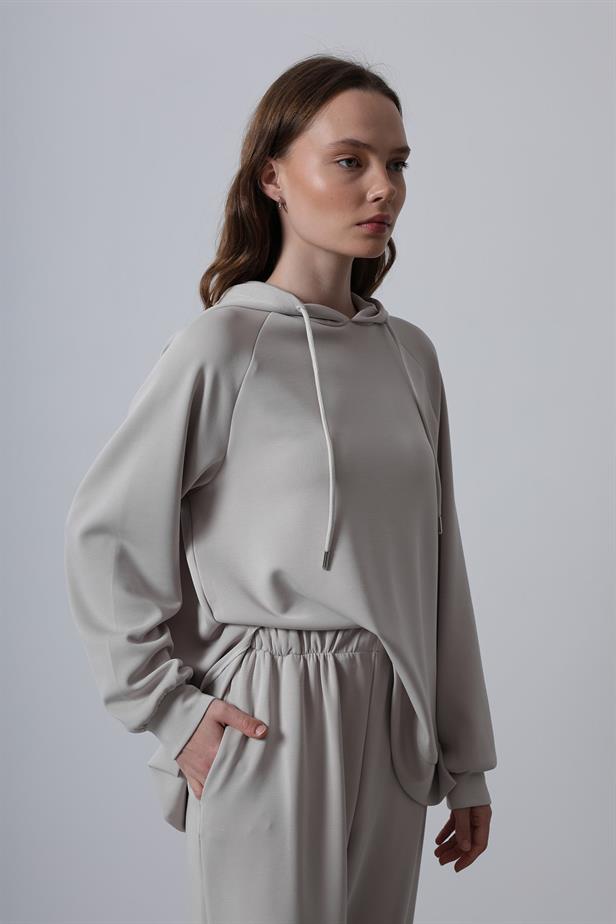 RYN Hooded Tracksuit - Stone - La Rochelle