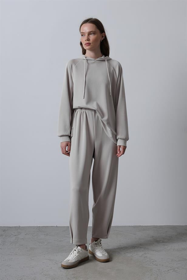 RYN Hooded Tracksuit - Stone - La Rochelle