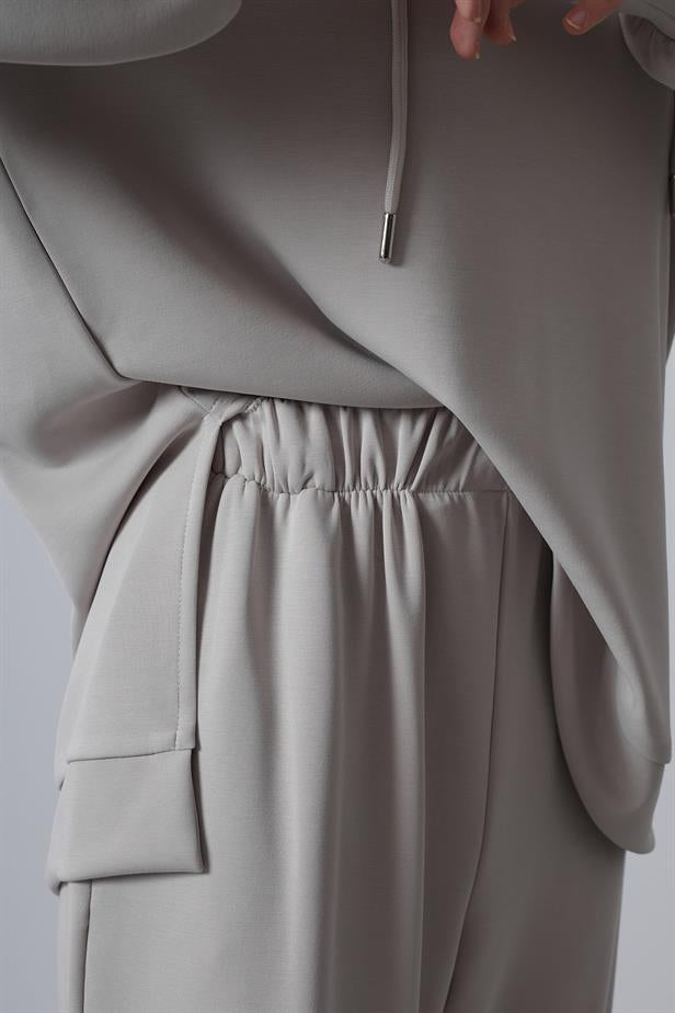 RYN Hooded Tracksuit - Stone - La Rochelle