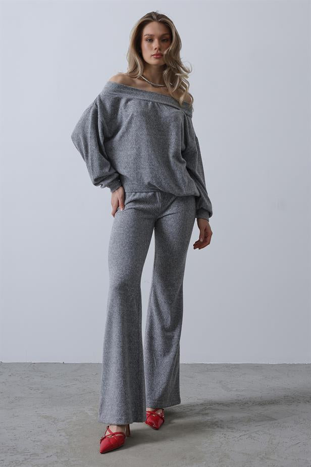 RYN Foldable Knit Set - Gray - Madrid