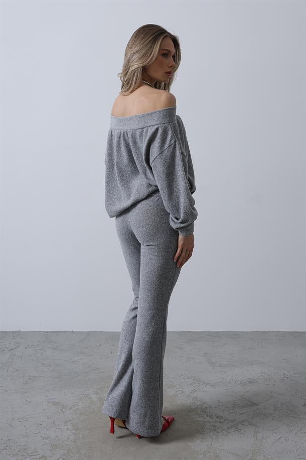 RYN Foldable Knit Set - Gray - Madrid