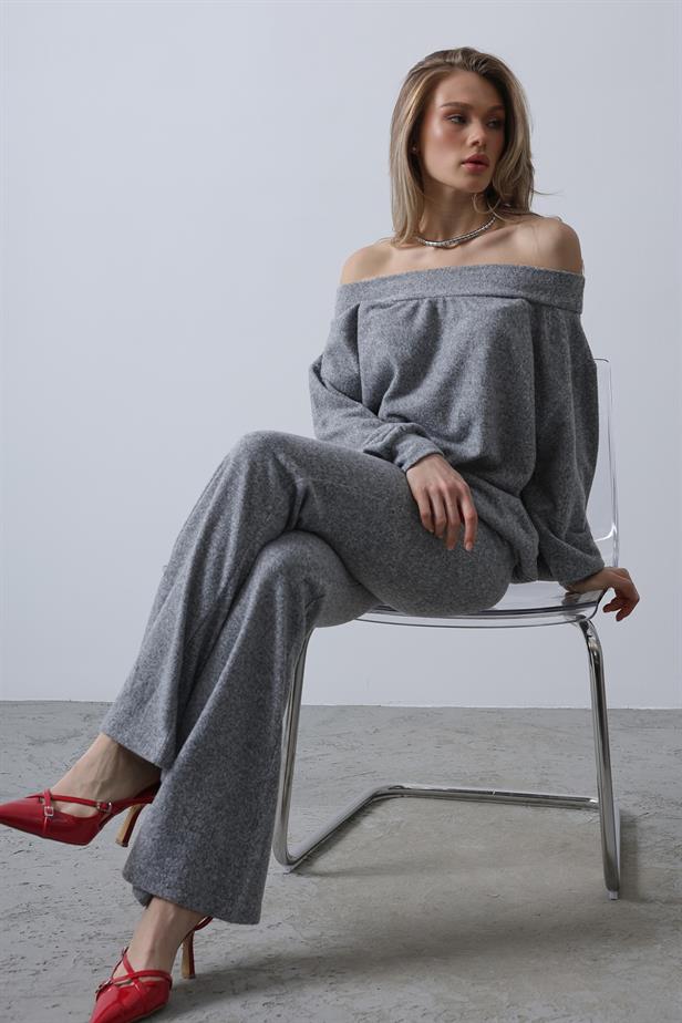 RYN Foldable Knit Set - Gray - Madrid