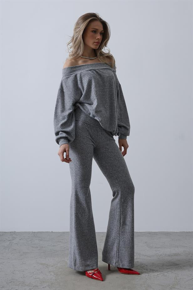 RYN Foldable Knit Set - Gray - Madrid