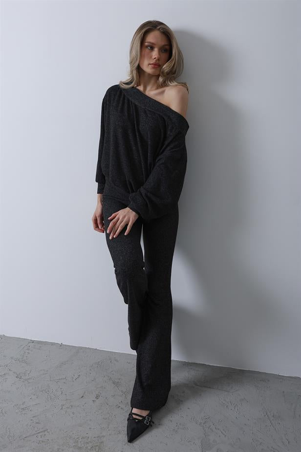 RYN Foldable Knit Set - Black - Segrate