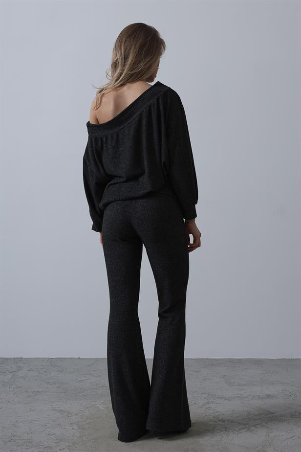 RYN Foldable Knit Set - Black - Segrate