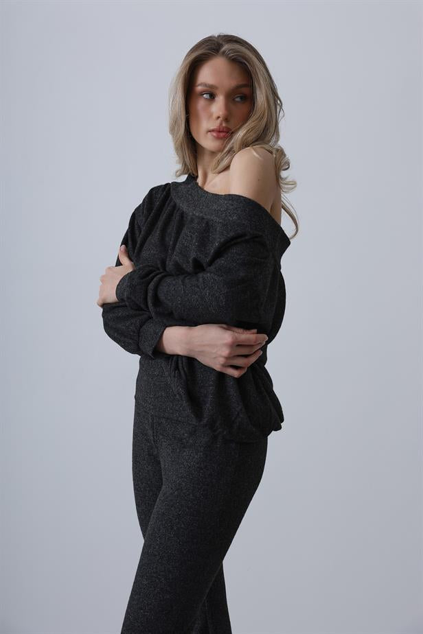 RYN Foldable Knit Set - Black - Segrate