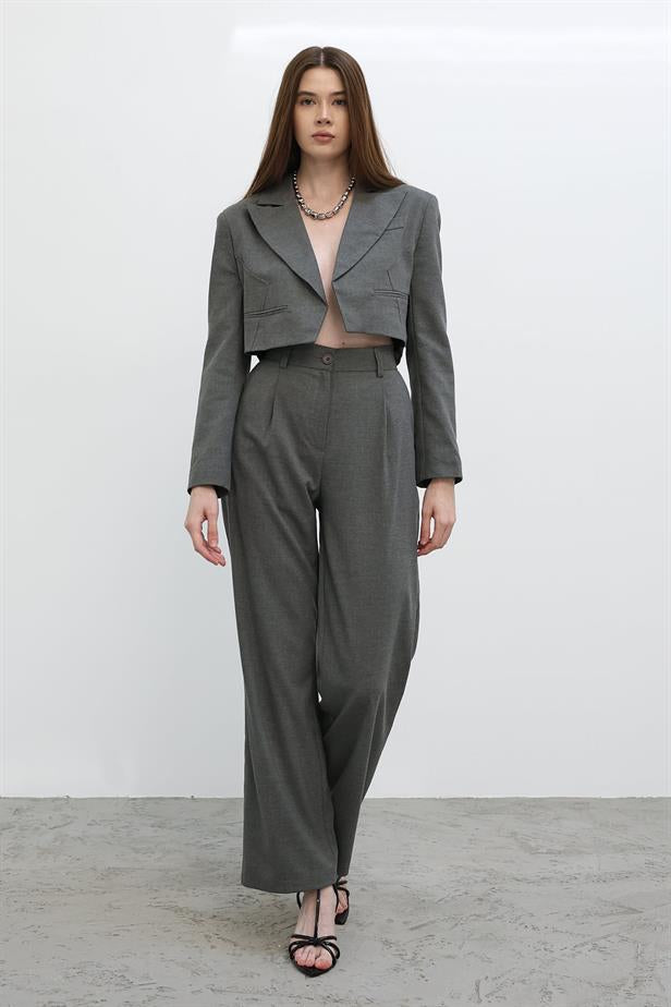 RYN Short Jacket Suit - Anthracite - North Charleston