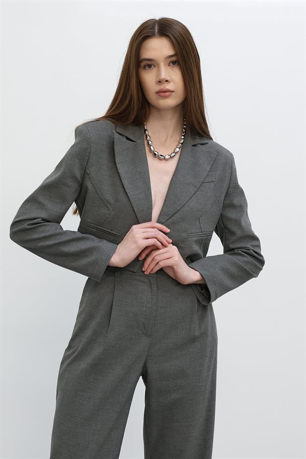 RYN Short Jacket Suit - Anthracite - North Charleston