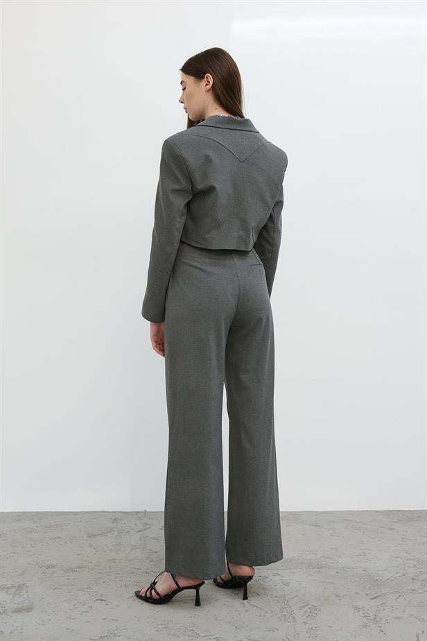 RYN Short Jacket Suit - Anthracite - North Charleston