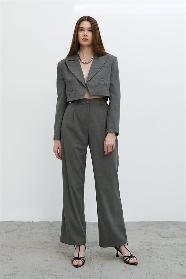RYN Short Jacket Suit - Anthracite - North Charleston