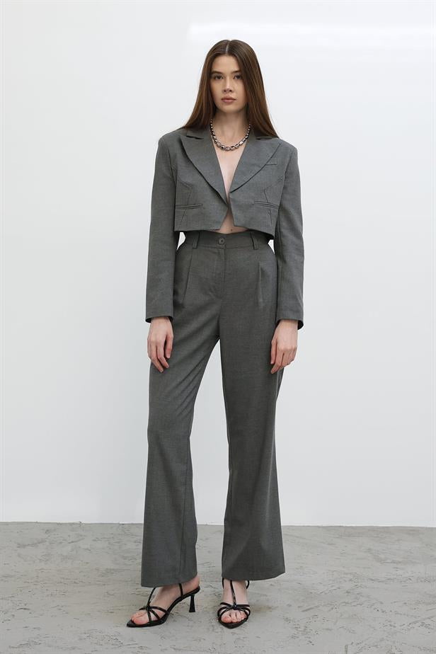 RYN Short Jacket Suit - Anthracite - North Charleston