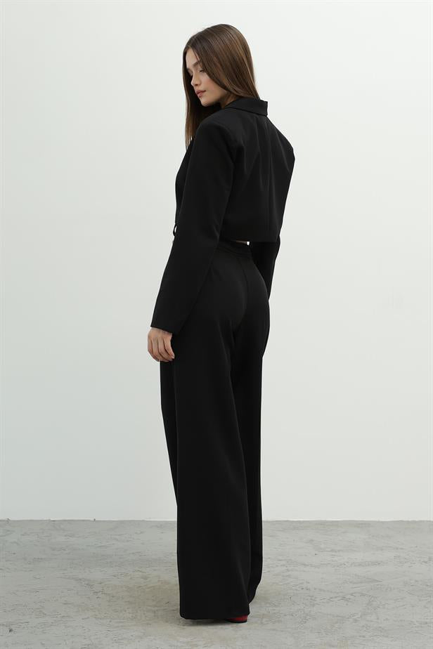 RYN Lace-Up Jacket Suit - Black - Haverstraw