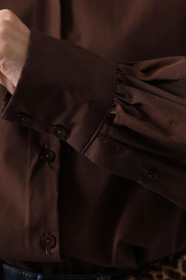 RYN OVERSIZE BASIC T-SHIRT - Brown - North Port