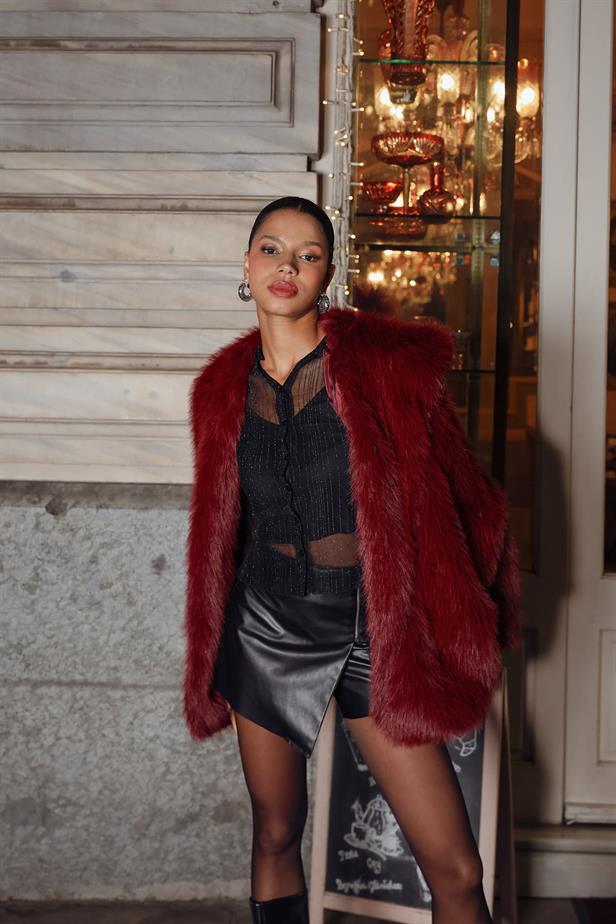 RYN EMBROIDERED TULLE SHIRT - Black - Ciudad Melchor Múzquiz