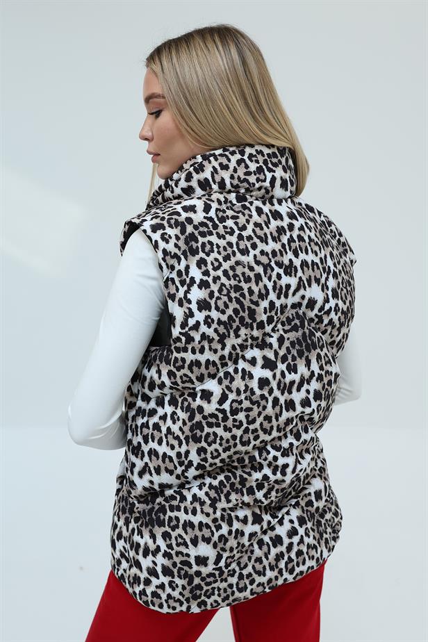 RYN INFLATABLE LEOPARD VEST - Leopard - Schiltigheim