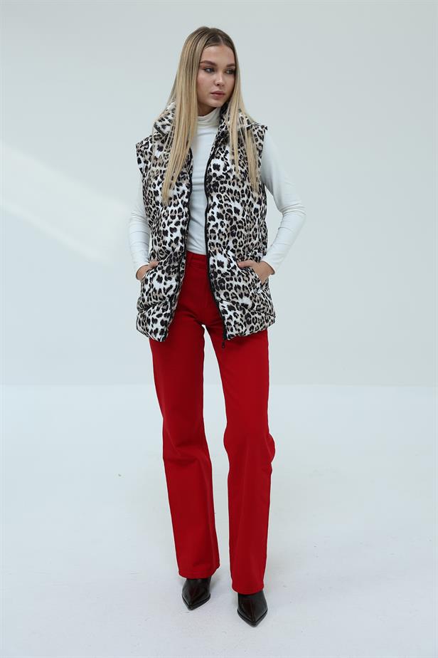 RYN INFLATABLE LEOPARD VEST - Leopard - Schiltigheim