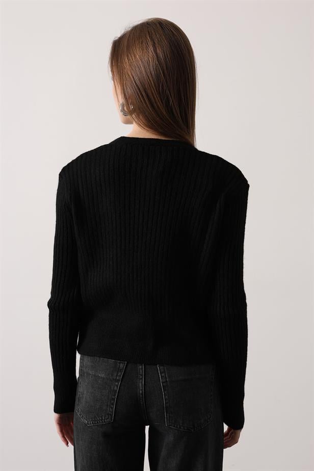 RYN TRİKO BLUZ TAKIM - Siyah - Hattiesburg