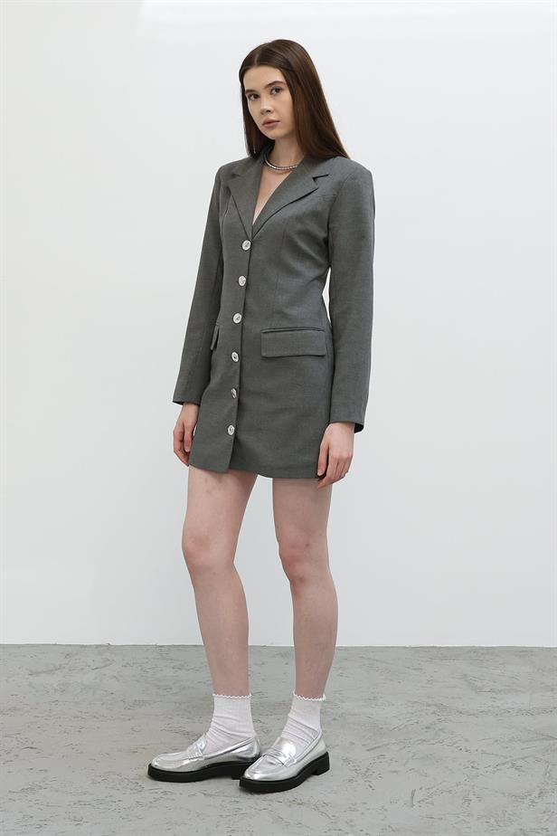 RYN Long Coat - Anthracite - Wauwatosa