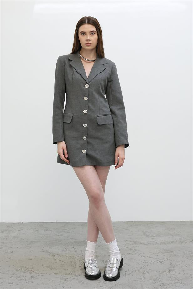 RYN Long Coat - Anthracite - Wauwatosa
