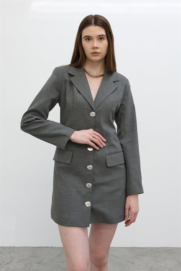 RYN Long Coat - Anthracite - Wauwatosa