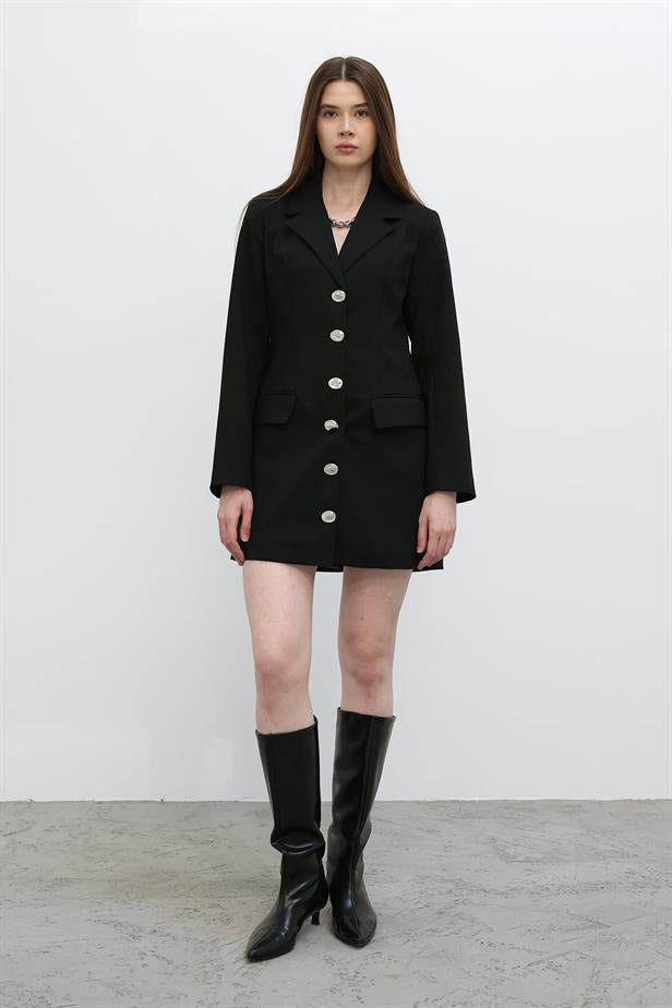 RYN Long Coat - Black - Lüdenscheid