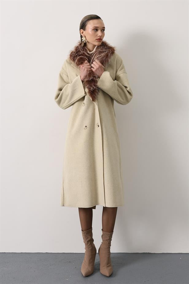 RYN long overcoat - Beige - Waiblingen