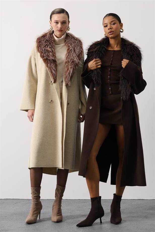 RYN long overcoat - Beige - Waiblingen