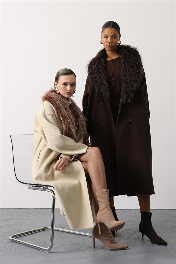 RYN long overcoat - Beige - Waiblingen