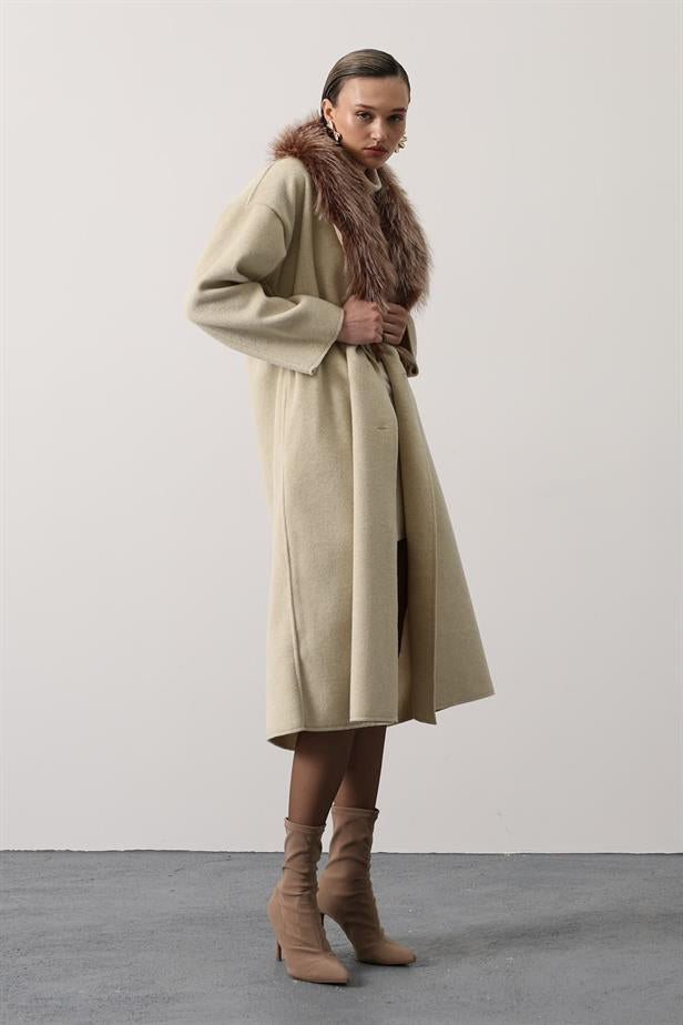 RYN long overcoat - Beige - Waiblingen