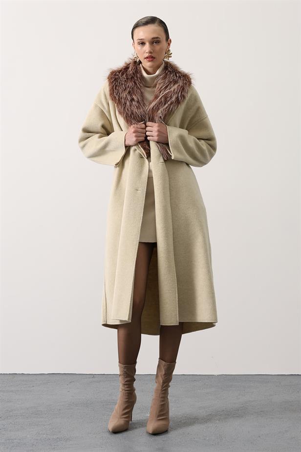 RYN long overcoat - Beige - Waiblingen