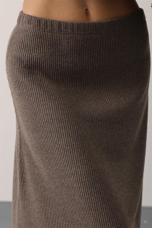 RYN LONG SLEEVE BLOUSE SKIRT SUIT - Mink - Issy-les-Moulineaux