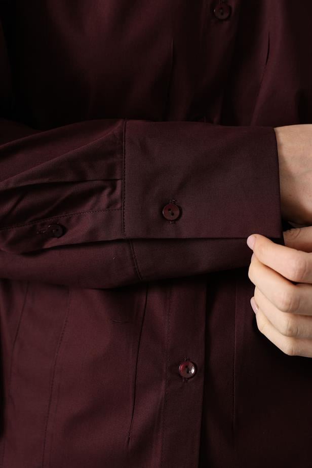 RYN BODY FIT SHIRT - Burgundy - Oklahoma City