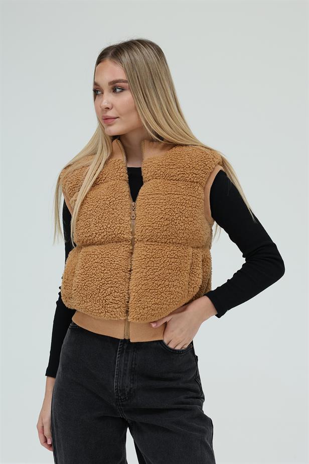 RYN WELSOFT VEST - Camel - Schwerin