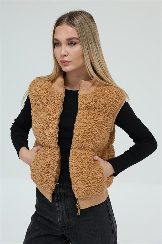 RYN WELSOFT VEST - Camel - Schwerin