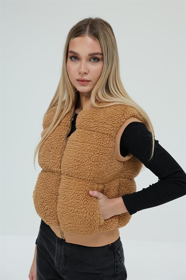 RYN WELSOFT VEST - Camel - Schwerin