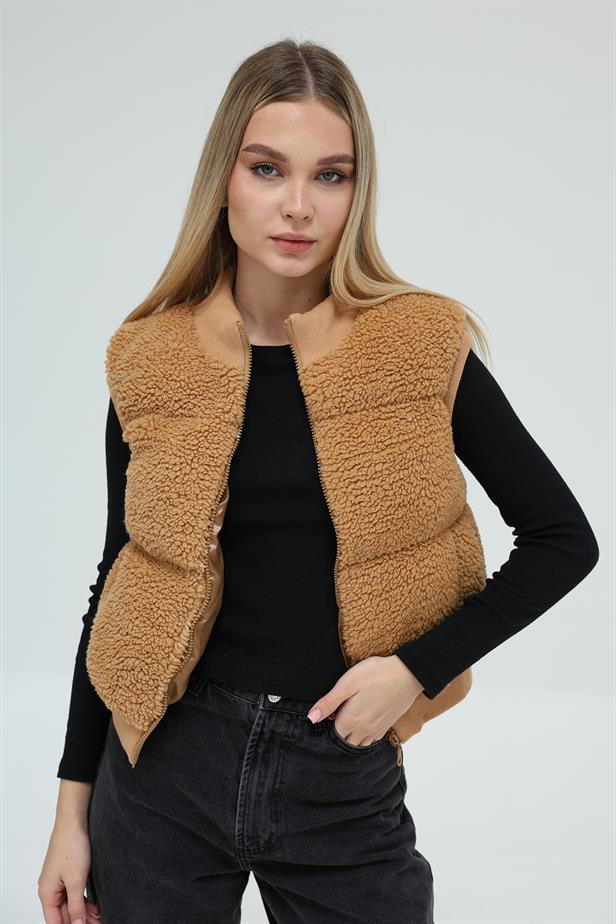 RYN WELSOFT VEST - Camel - Schwerin