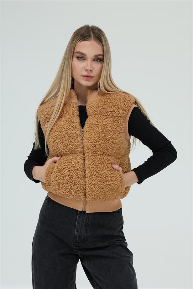 RYN WELSOFT VEST - Camel - Schwerin