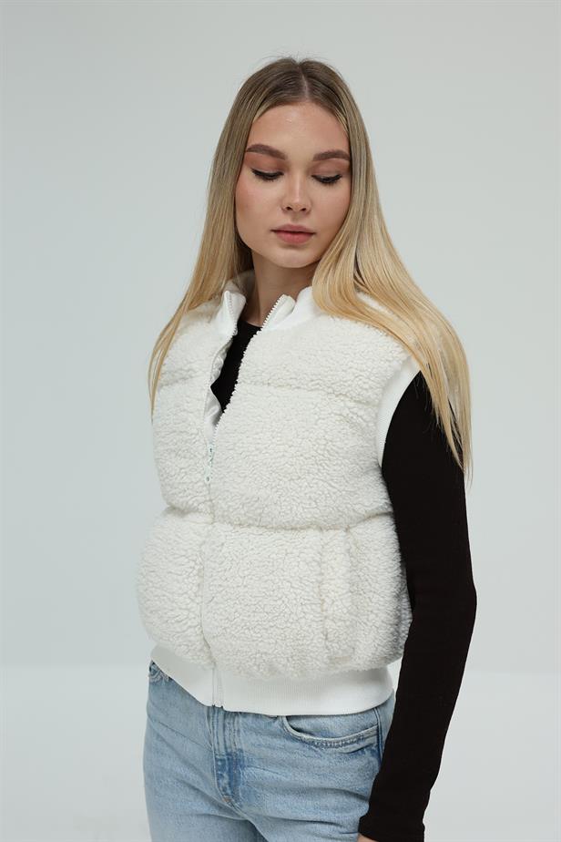 RYN WELSOFT VEST - Ecru - Gießen